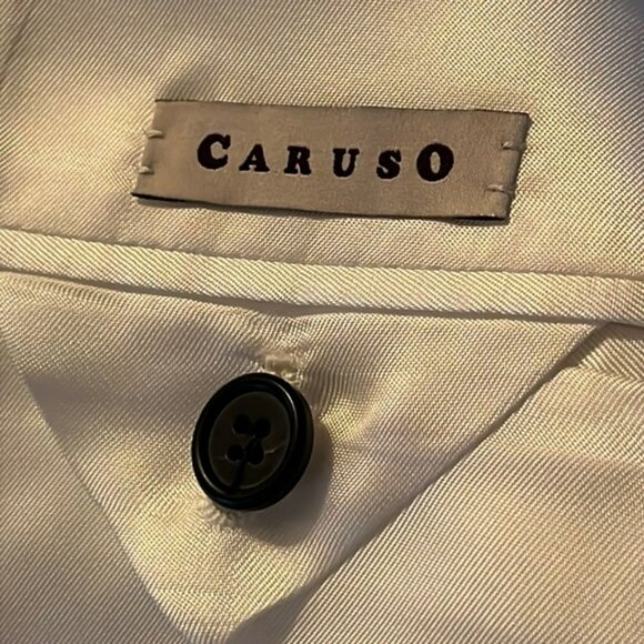 Caruso Blazer Jacket NWOT Pockets, Lined, Wool Silk Linen, 52 EU, 42 US - Picture 5 of 11